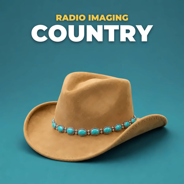 Country Radio Imaging - country radio imaging library cover - Music Radio Creative