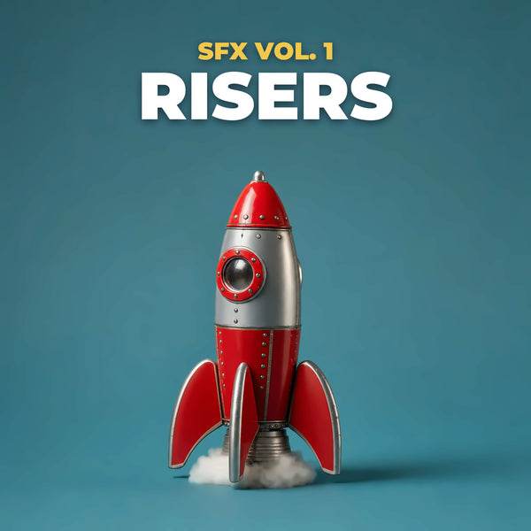 SFX Vol. 1 Risers - riser sound effects pack cover - Music Radio Creative
