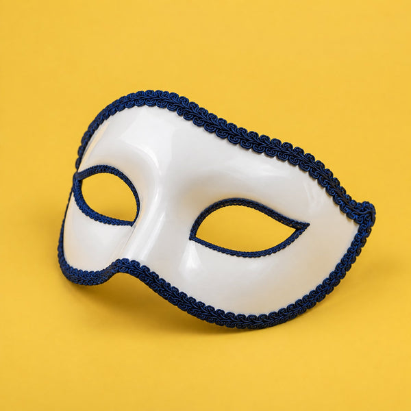 Web Of Lies - royalty free ambient music track, Venetian mask cover art by Music Radio Creative