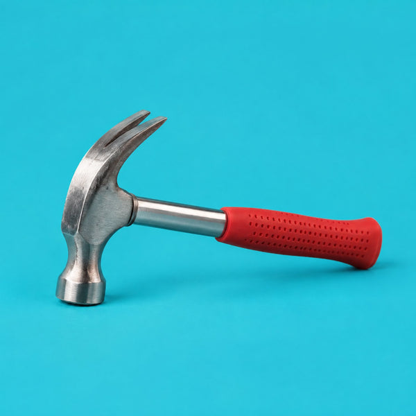 Hammer Sledge - royalty free electronic music track, claw hammer cover art by Music Radio Creative