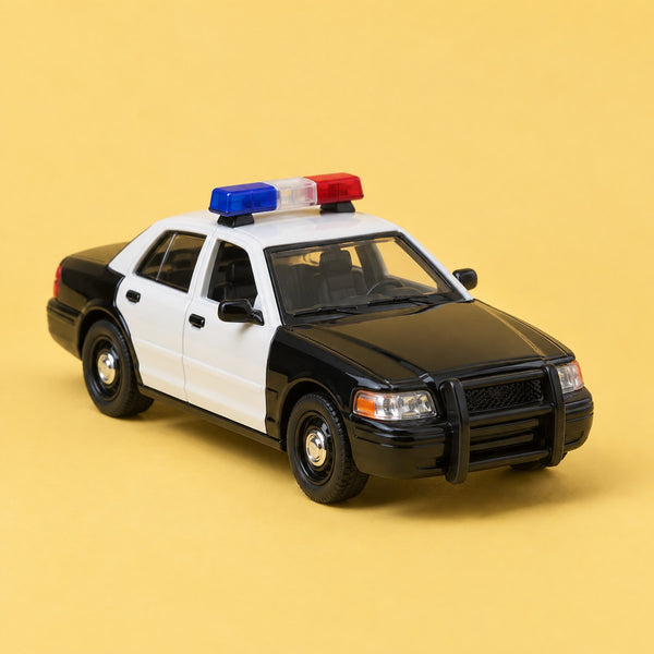Jazz Chase - royalty free jazz music track, toy police car cover art by Music Radio Creative