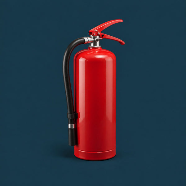 Fire at Heart - royalty free cinematic music track, fire extinguisher cover art by Music Radio Creative