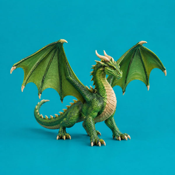 Knights and Dragons - royalty free cinematic music track, dragon figurine cover art by Music Radio Creative