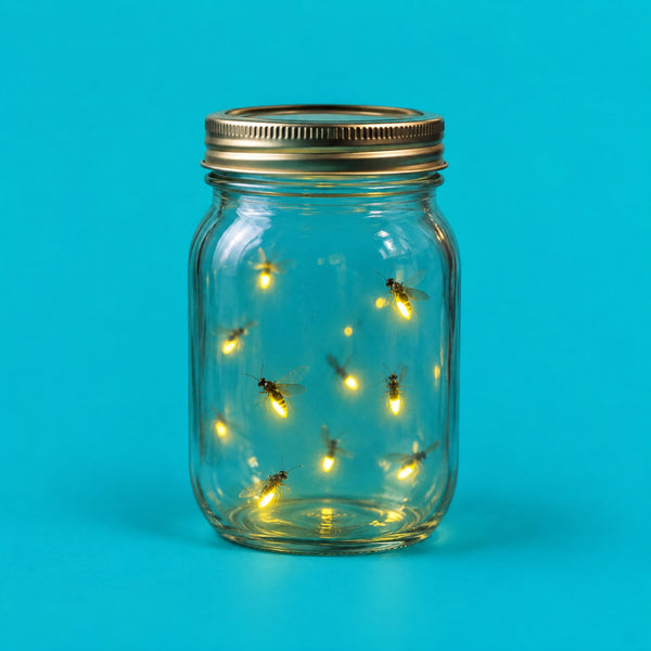 Magic Moments - royalty free cinematic music track, firefly jar cover art by Music Radio Creative
