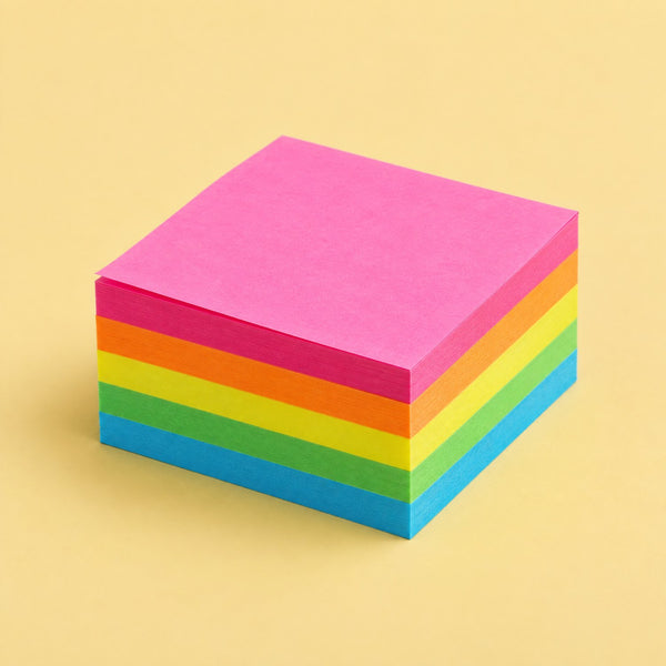 Upbeat Corporate - royalty free corporate music track, sticky notes cover art by Music Radio Creative