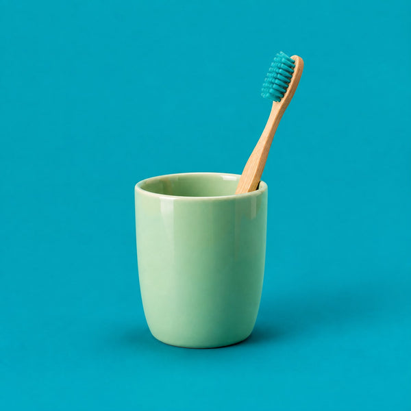 Daily Routine - royalty free rock music track, toothbrush cup cover art by Music Radio Creative