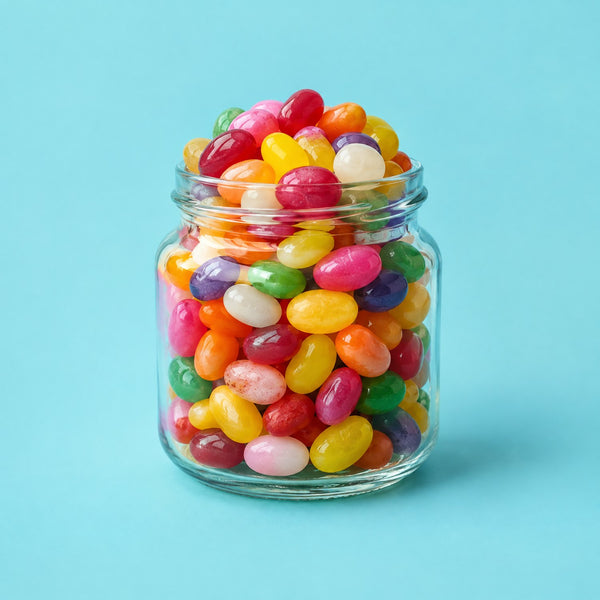 Good Mood - royalty free rock music track, jelly beans cover art by Music Radio Creative
