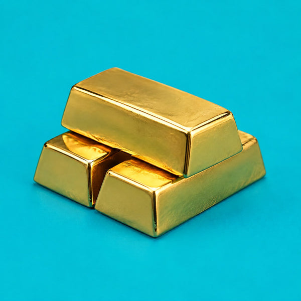 It's Worth It - royalty free electronic music track, gold bars cover art by Music Radio Creative