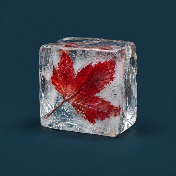 Frozen Lake - royalty free contemporary pop music track, ice block cover art by Music Radio Creative