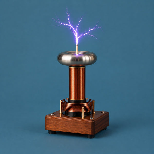 Shocking Lights - royalty free rock music track, Tesla coil cover art by Music Radio Creative