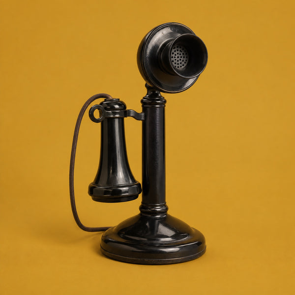 Speaking Paths - royalty free house music track, candlestick telephone cover art by Music Radio Creative