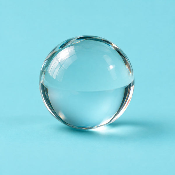 Clarity of Mind - royalty free ambient music track, glass sphere cover art by Music Radio Creative