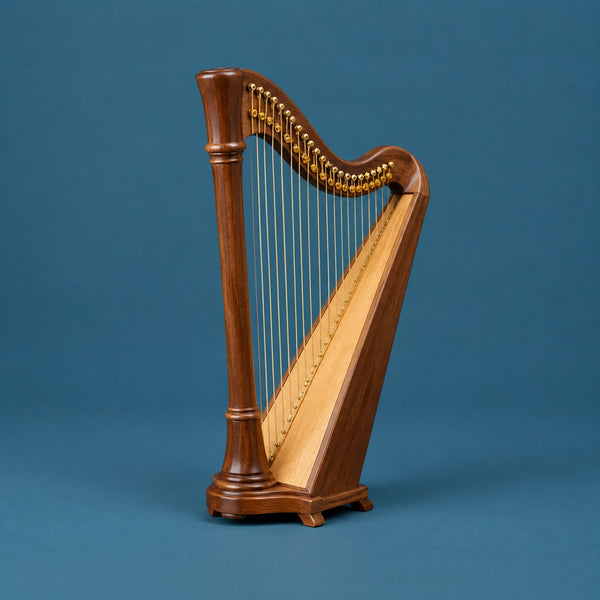 Strings Of Life - royalty free meditation music track, small wooden harp cover art by Music Radio Creative