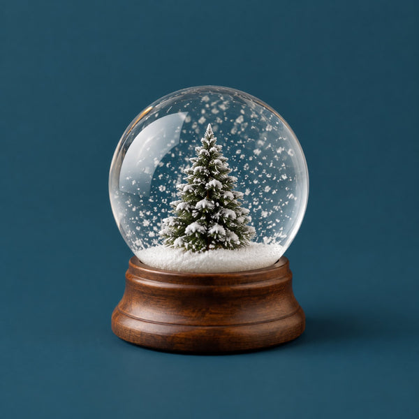 Wonder And Excitement - royalty free Christmas music track, snow globe cover art by Music Radio Creative