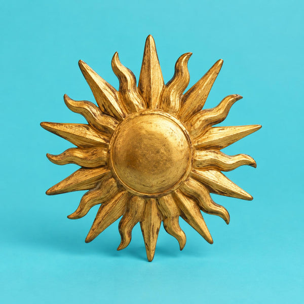 Divine Tune - royalty free gospel music track, gold sunburst ornament cover art by Music Radio Creative