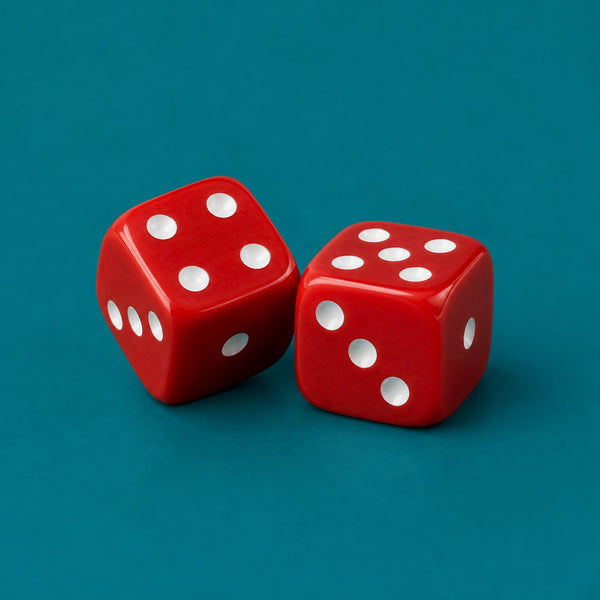 What's The Game - royalty free game show music track, red dice cover art by Music Radio Creative