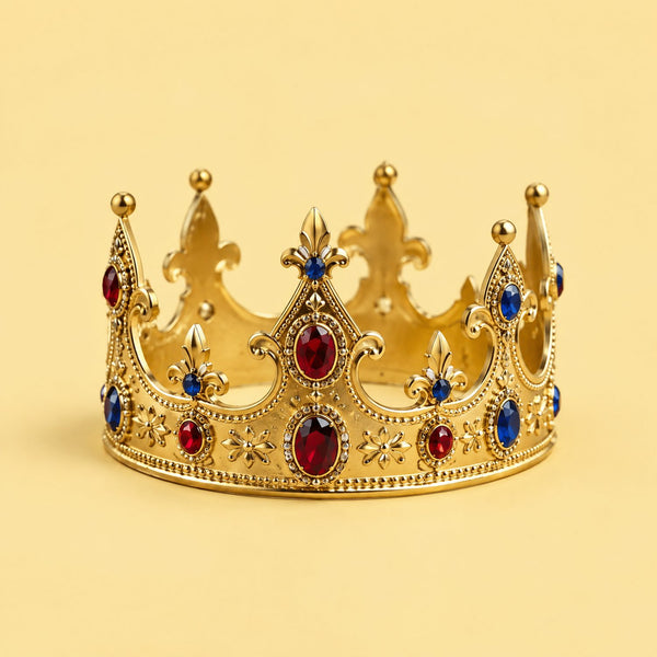 Game Show King - royalty free game show music track, gold crown cover art by Music Radio Creative