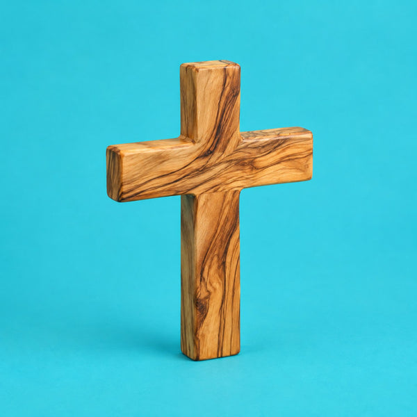 Lord's Love - royalty free Christian music track, olive wood cross cover art by Music Radio Creative