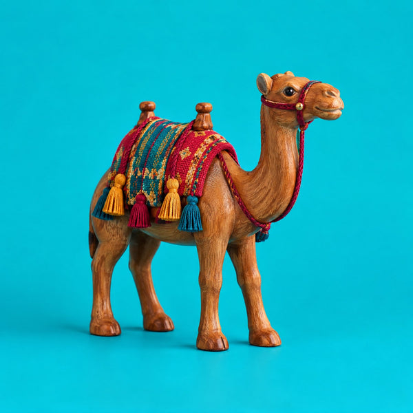 Adventure Arrival - royalty free Arabian music track, camel figurine cover art by Music Radio Creative