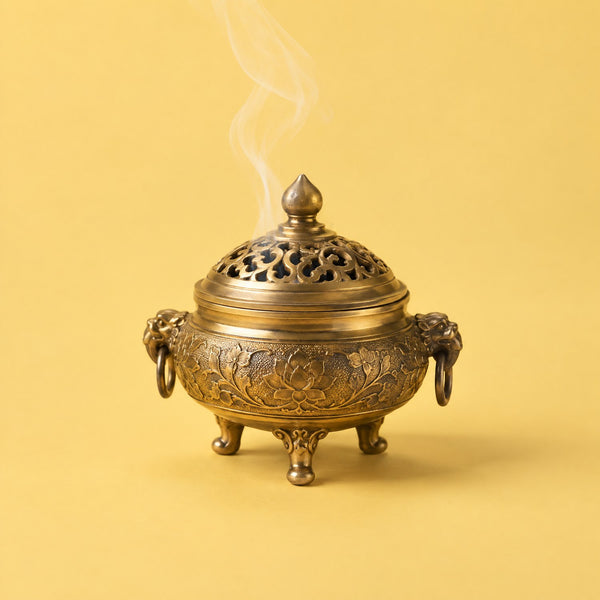 Gods of Orient - royalty free Arabian music track, incense burner cover art by Music Radio Creative