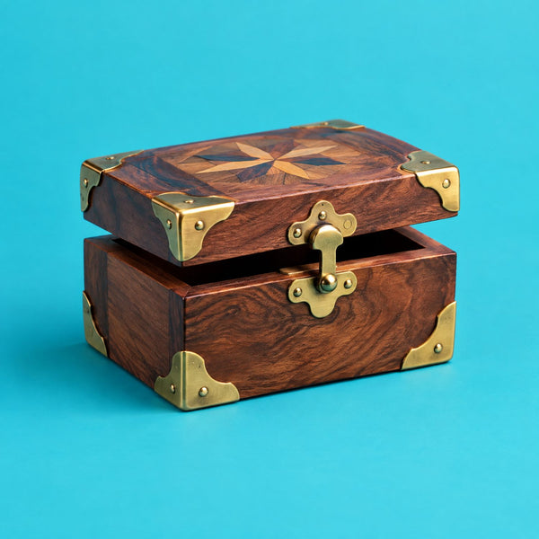 Stranger Events - royalty free indie music track, puzzle box cover art by Music Radio Creative