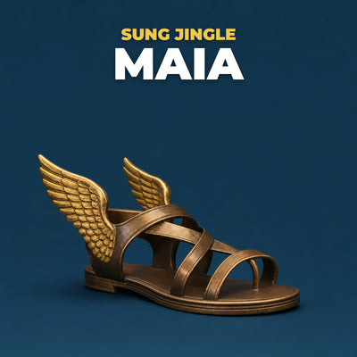 MRC Maia - sung jingle - bronze winged sandal cover - Music Radio Creative