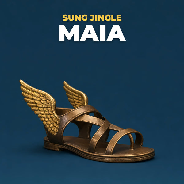 MRC Maia - sung jingle - bronze winged sandal cover - Music Radio Creative