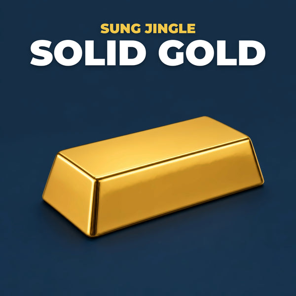 MRC Solid Gold - sung jingle - gold bar cover - Music Radio Creative