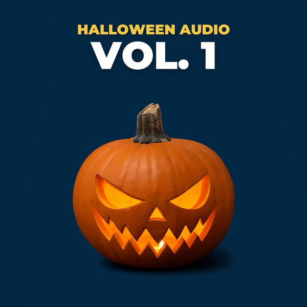 Halloween Audio Vol. 1 - halloween radio imaging pack cover - Music Radio Creative