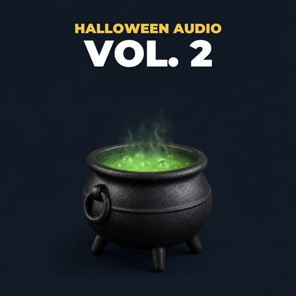 Halloween Audio Vol. 2 - halloween radio imaging pack cover - Music Radio Creative