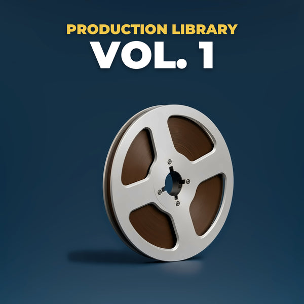 Audio Production Library Vol. 1 - radio imaging production library cover - Music Radio Creative