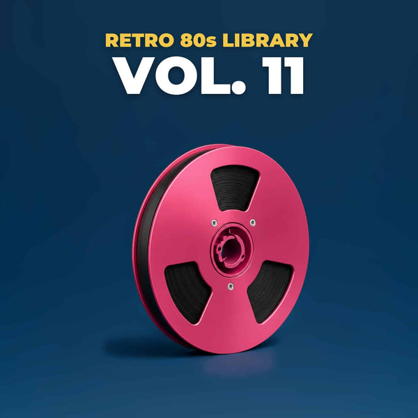 Retro 80s Production Library Vol. 11 - retro radio imaging production library cover - Music Radio Creative