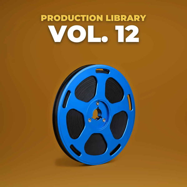 Audio Production Library Vol. 12 - radio imaging production library cover - Music Radio Creative