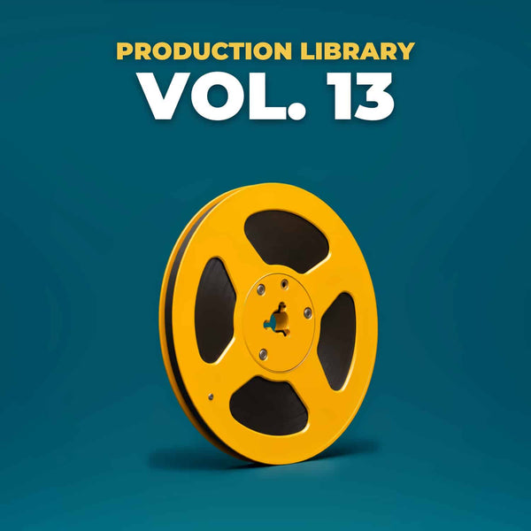 Audio Production Library Vol. 13 - radio imaging production library cover - Music Radio Creative