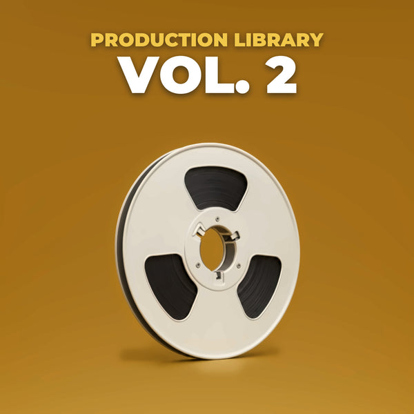 Audio Production Library Vol. 2 - radio imaging production library cover - Music Radio Creative