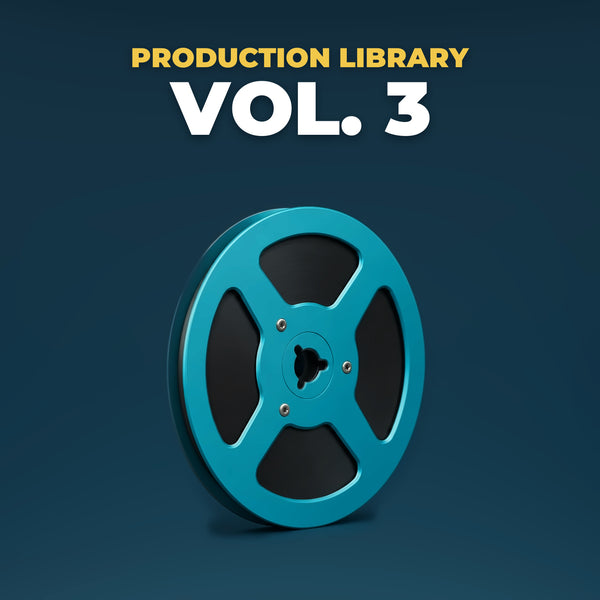 Audio Production Library Vol. 3 - radio imaging production library cover - Music Radio Creative