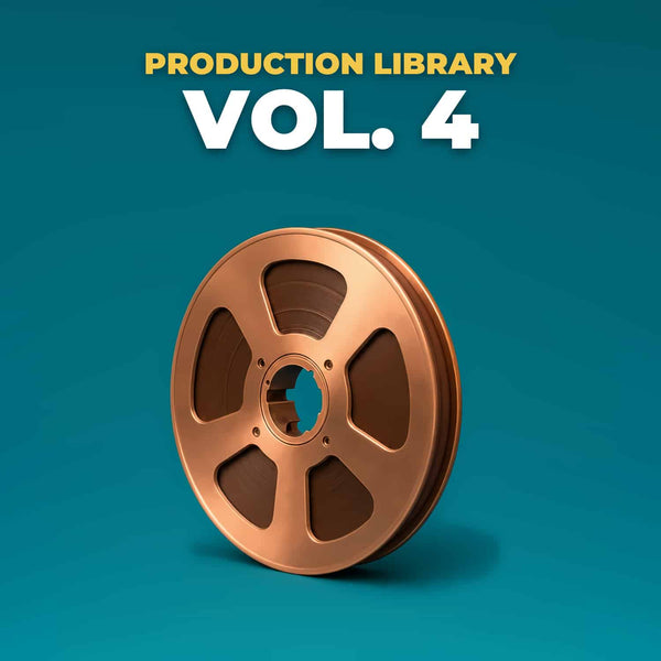 Audio Production Library Vol. 4 - radio imaging production library cover - Music Radio Creative