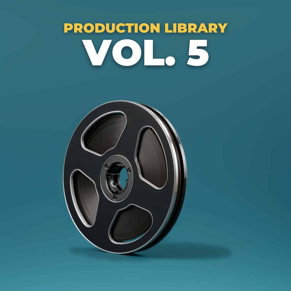 Audio Production Library Vol. 5 - radio imaging production library cover - Music Radio Creative