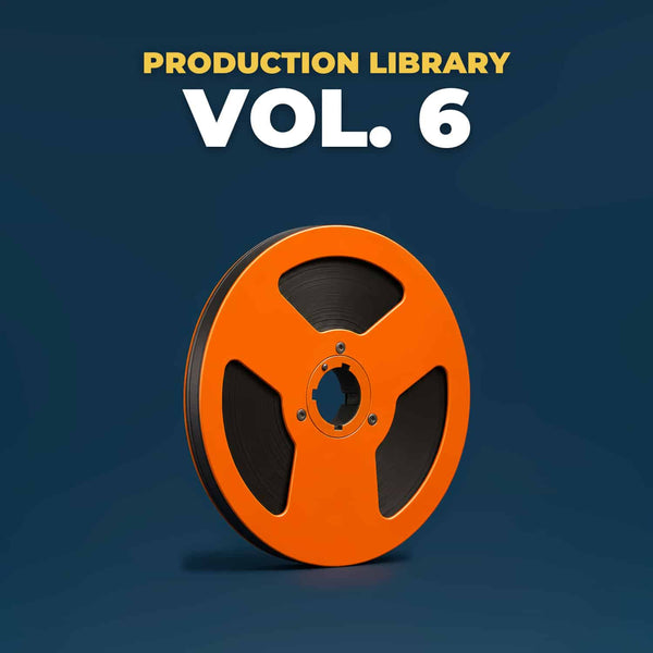 Audio Production Library Vol. 6 - radio imaging production library cover - Music Radio Creative