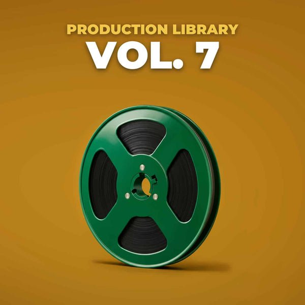 Audio Production Library Vol. 7 - radio imaging production library cover - Music Radio Creative
