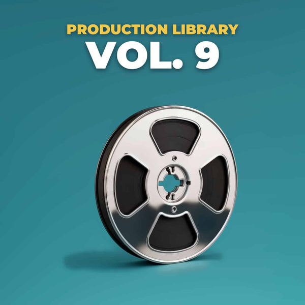 Audio Production Library Vol. 9 - radio imaging production library cover - Music Radio Creative