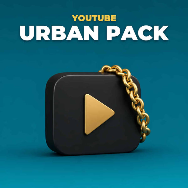 YouTube Urban Pack - YouTube urban audio pack cover - Music Radio Creative