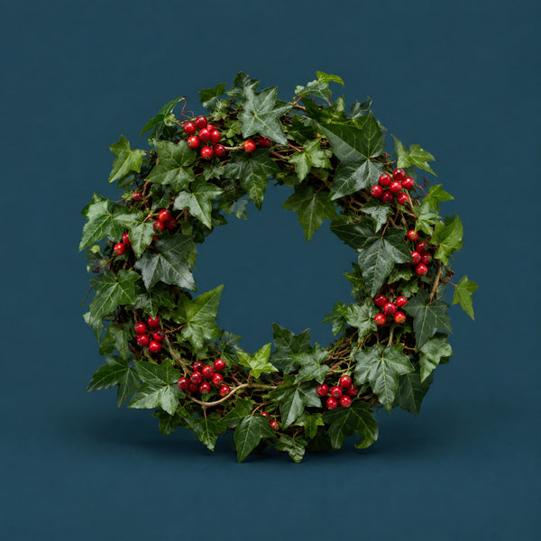 The Holly And The Ivy - royalty free holiday music track, ivy wreath cover art by Music Radio Creative